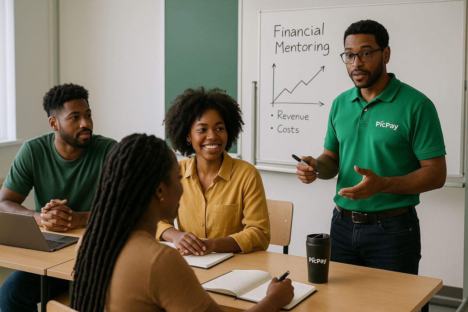 Inclusão Financeira na Economia Preta Sessão de mentoria financeira para empreendedores negros